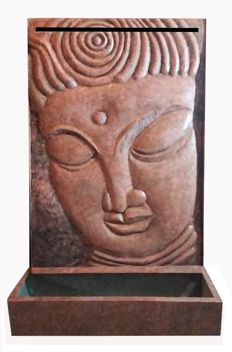 Fuente Buda gigante vista lateral